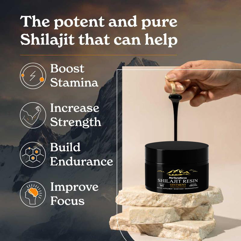 SHILAJIT PUR DE L’HIMALAYA – PUISSANCE NATURELLE, VITALITÉ ULTIME